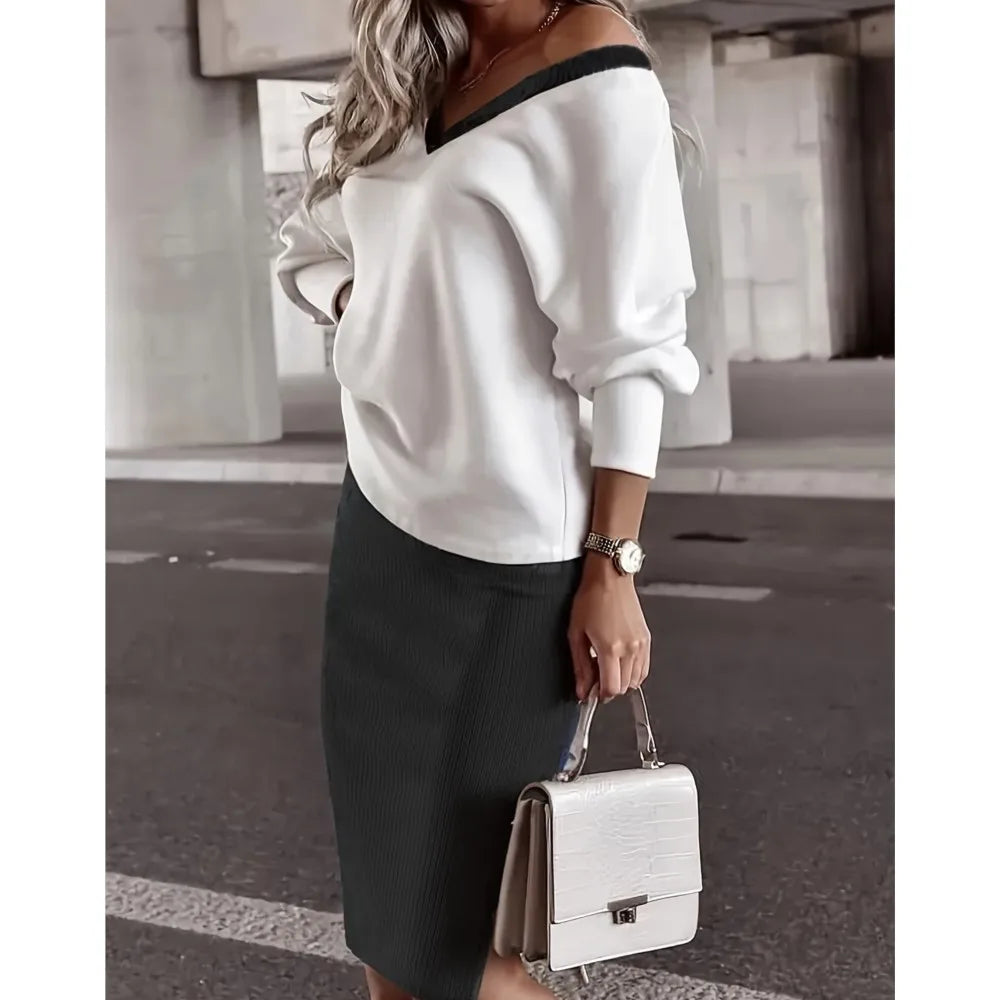 Owner Girl Zweiteiler Damen – Herbst Hoodie & Figurbetonter Minirock